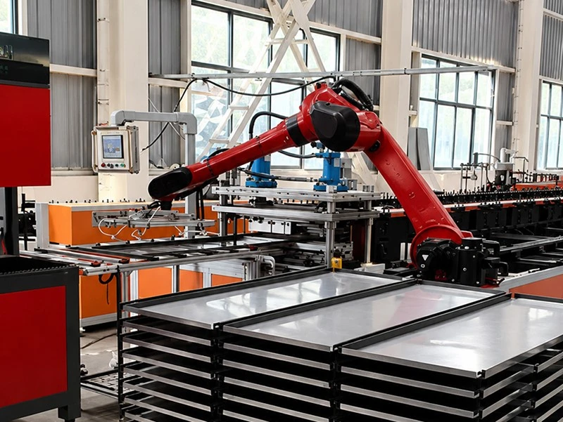 Palletizing of Finished Sheet Metal Parts Palletizing of Finished Sheet Metal Parts